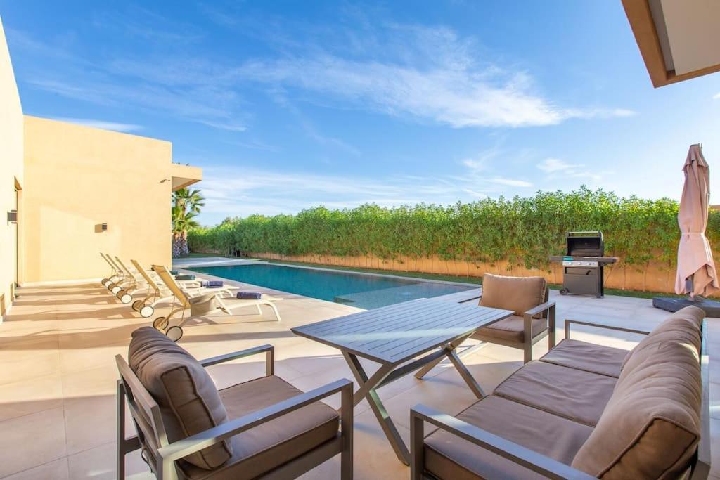Villa Hawai, Ss Vis A Vis Avec Espace De Sport , Piscine Chauffee Marrakesh Exterior foto